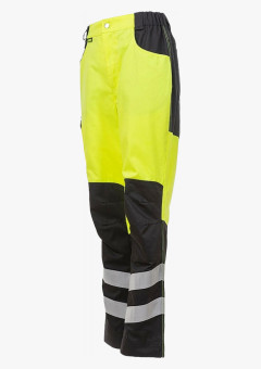 Брюки сигнальные женские Brodeks KS319, цвет жёлтый, чёрный