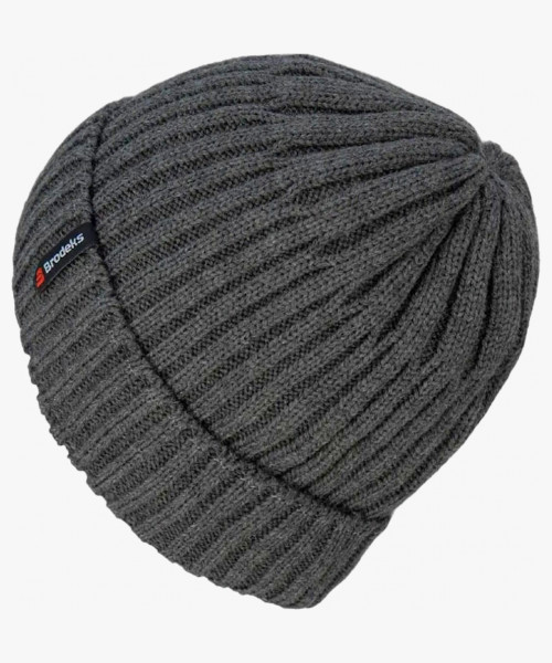 Шапка Brodeks fleece lining, цвет тёмно-серый