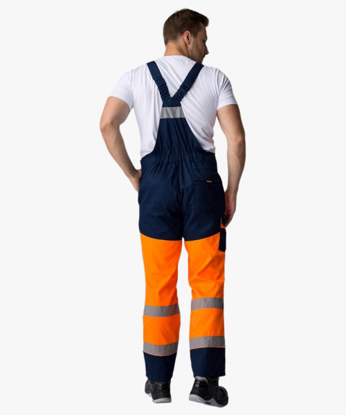 Костюм сигнальный (тк.Балтекс,210) п/к, оранжевый/т.синий