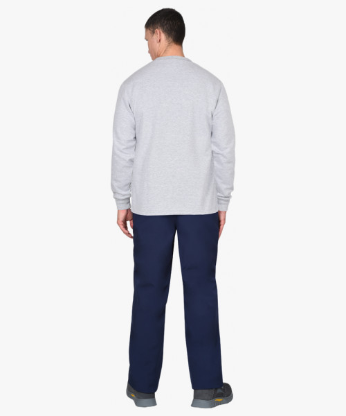 Толстовка меланж серый (футер 240 г/м2) (х40)