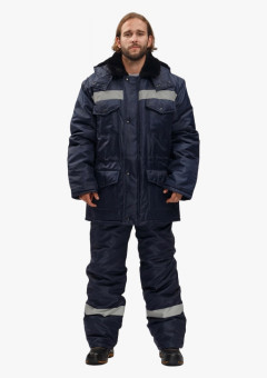 Костюм зимний Мастер NEW (тк.Оксфорд) п/к, т.синий КОС 912