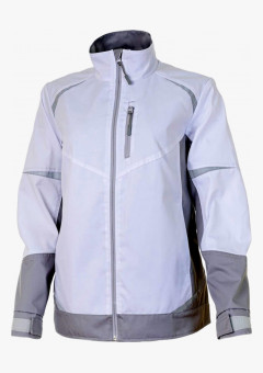 Куртка рабочая женская Brodeks KS228, цвет белый, серый