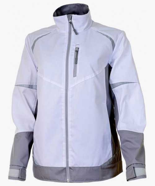 Куртка рабочая женская Brodeks KS228, цвет белый, серый