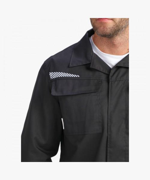 Халат ProfLineSpecialist (тк.Смесовая,240), черный