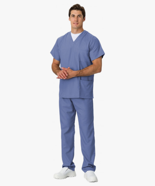 Костюм универсальный хирурга (тк.Панацея,160), дымчато-голубой