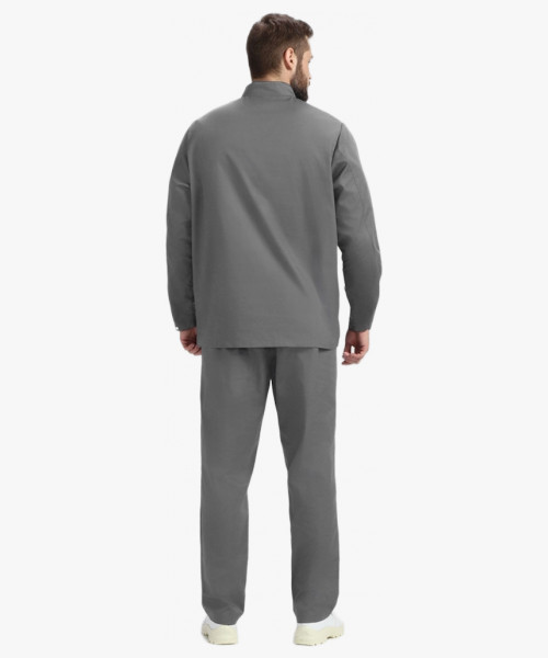 Костюм мужской ХАССП-Стандарт NEW (тк.Смесовая,160), серый