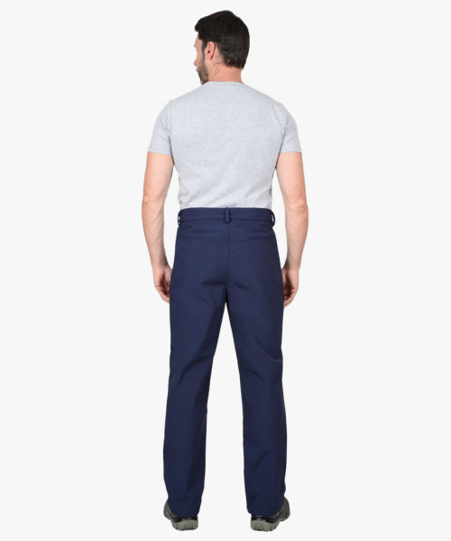 Брюки СИРИУС-АЗОВ синий софтшелл пл. 350 г/кв.м