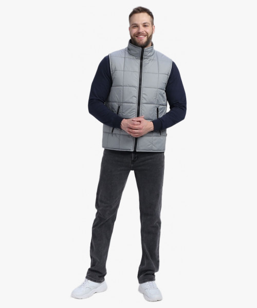 Жилет утепленный Офис (тк.Дюспо), серый