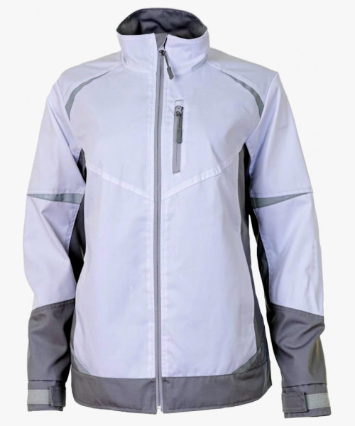 Куртка рабочая женская Brodeks KS228, цвет белый, серый