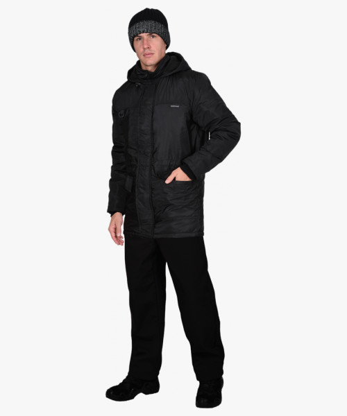 Куртка СИРИУС-ЛЕГАТ демисезонная, чёрная