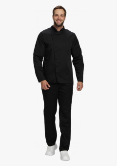 Китель повара Гастро (тк.Смесовая,160), черный