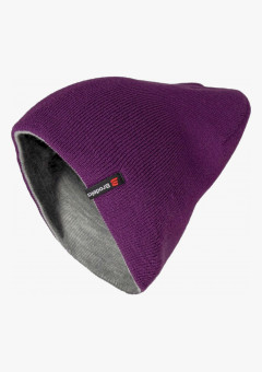Шапка Brodeks Light Bicolor, цвет фиолетовый, серый
