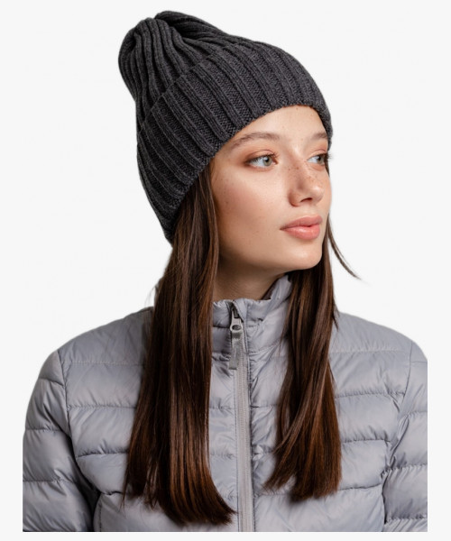 Шапка Norfold, черный меланж