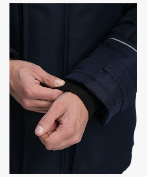 Куртка зимняя Аляска-Люкс (тк.Cat’s eye), т.синий