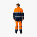 Костюм сигнальный (тк.Балтекс,210) брюки, оранжевый/т.синий