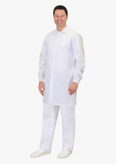 Халат мужской СИРИУС-СИЦИЛИЯ белый, ХАССП