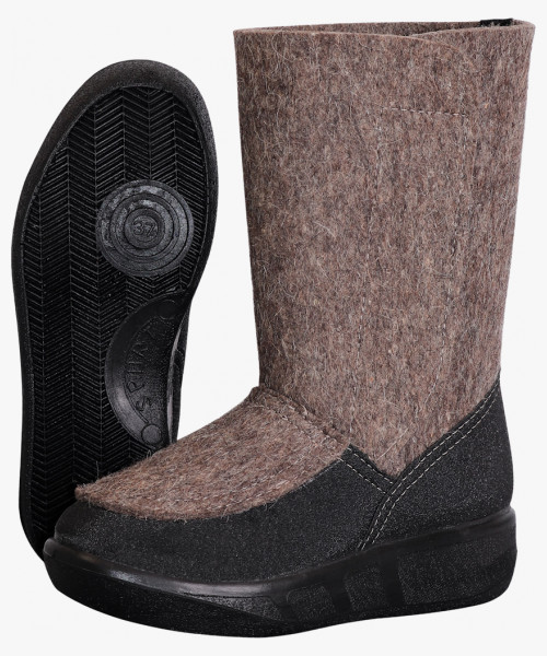 Валенки полусапоги на липучке, подошва ПУ