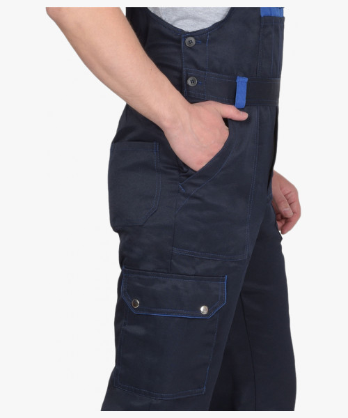 Костюм СИРИУС-ТИТАН куртка, п/к синий с васильковым и СОП