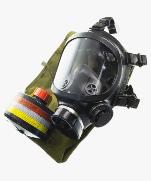 Противогаз промышленный Бриз-3301 (ППФ) А2В2Е2 с маской ППМ-88 (с размерами)