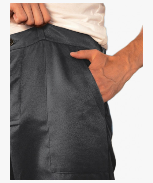 Костюм рабочий (тк.Смесовая,210) брюки, т.серый/оранжевый