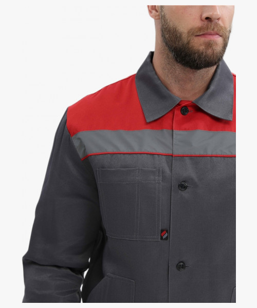 Костюм Легион-2 СОП (тк.Смесовая,210) п/к, т.серый/красный