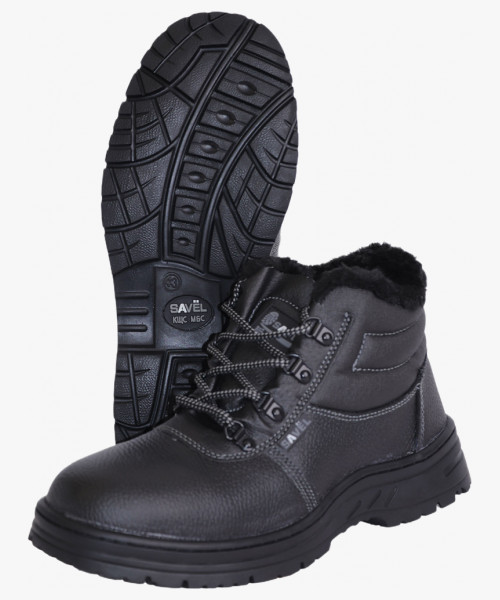 Ботинки СИРИУС-ТИТАН, кожа, иск. мех, Нитрил