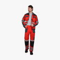 Костюм СИРИУС-АТОМ куртка, брюки красный с серым