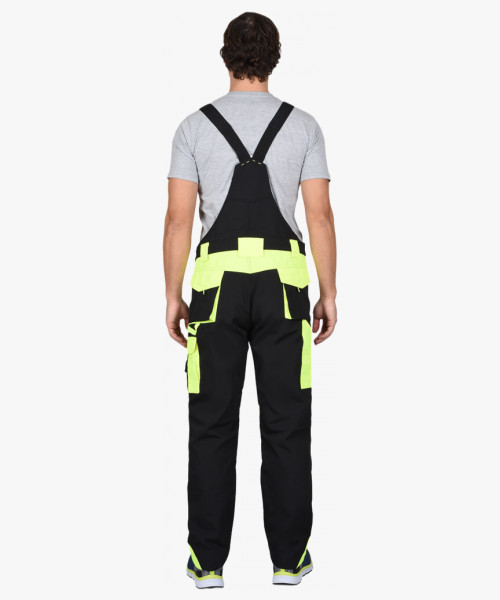 Полукомбинезон СИРИУС-ОНИКС черный с лимонным