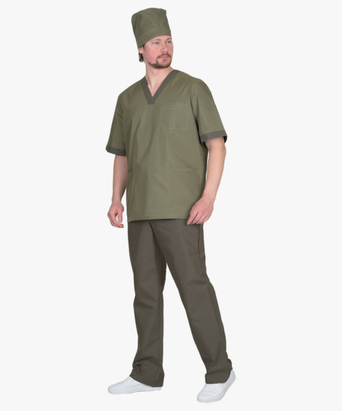 Костюм СИРИУС-РЕАЛ мужской оливковый с хаки