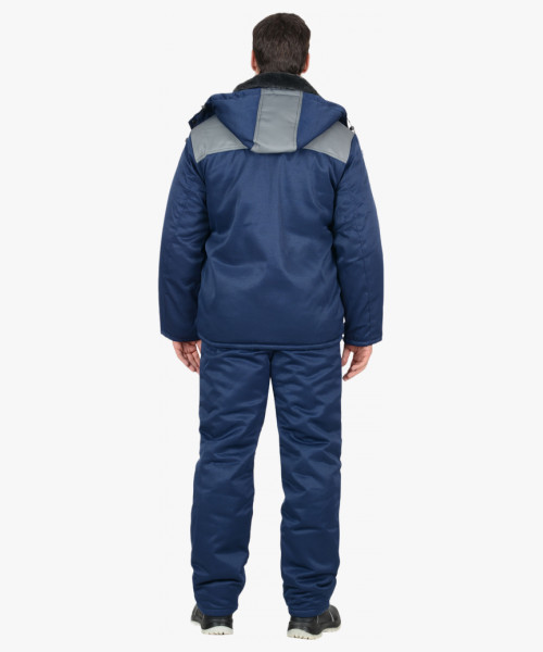 Костюм СИРИУС-ПРОФЕССИОНАЛ куртка, брюки синий с серым