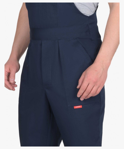 Костюм СИРИУС-СУРГУТ-РОСС куртка, п/к, антистат. МВО, синий с васильковым и СОП