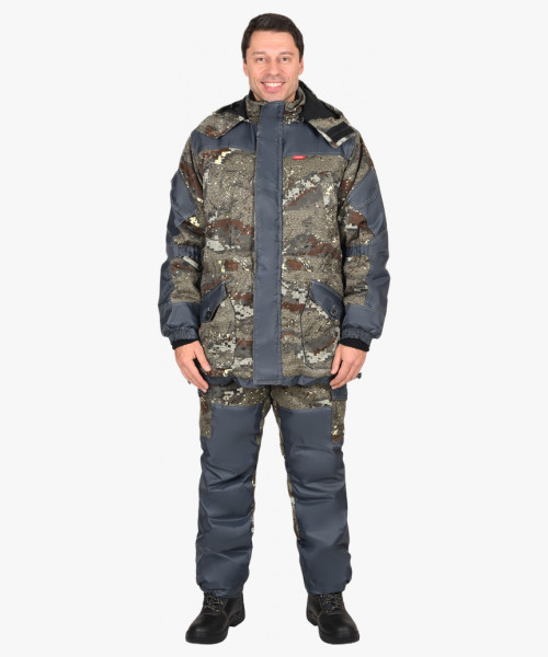 Костюм СИРИУС-ГОРКА зимний куртка дл., брюки (тк.CROWN-230) КМФ Питон