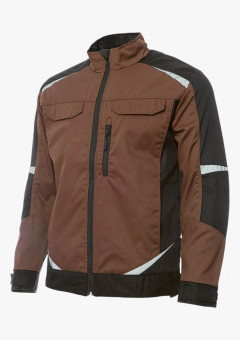 Куртка летняя мужская Brodeks KS 202, цвет коричневый, чёрный