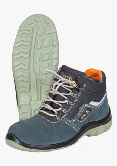 Ботинки УНИВЕРСАЛ, замша (серые), ПУ-ПУ