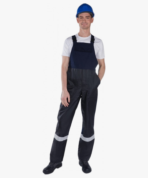 Костюм антистатический Эксперт-Ойл НМВО (тк.Смесовая,255/Оксфорд) п/к, т.синий/черный