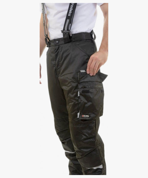 Брюки зимние мужские Brodeks KW304, цвет чёрный