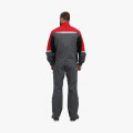 Костюм Вектрон-1 (тк.Смесовая МВО,240) брюки, серый/черный/красный
