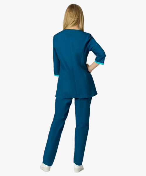 Женский костюм Вояж (ткань ТиСи), морская волна