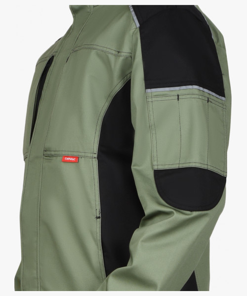 Куртка СИРИУС-ЦИТРИН светло-оливковый с черным