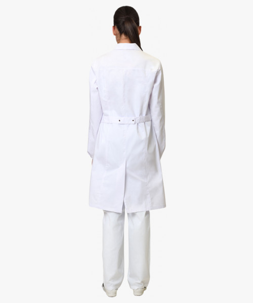 Халат женский СИРИУС-ВАЛЕНСИЯ белый, ХАССП