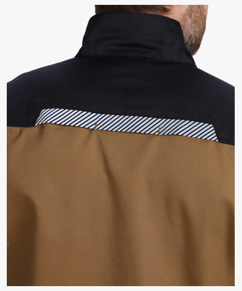 Куртка ProfLineSpecialist (тк.Смесовая,240), бежевый/черный