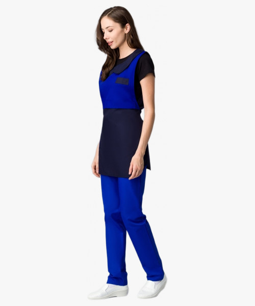 Фартук-сарафан Монро (тк.ТиСи), т.синий/васильковый