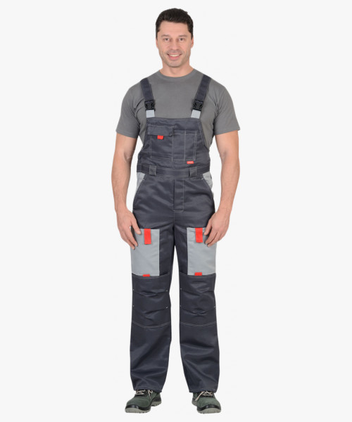 Костюм мужской СИРИУС-ФАВОРИТ куртка, п/к, т.серый со св.серым