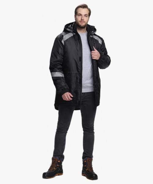 Куртка зимняя Прогресс (тк.Оксфорд), черный