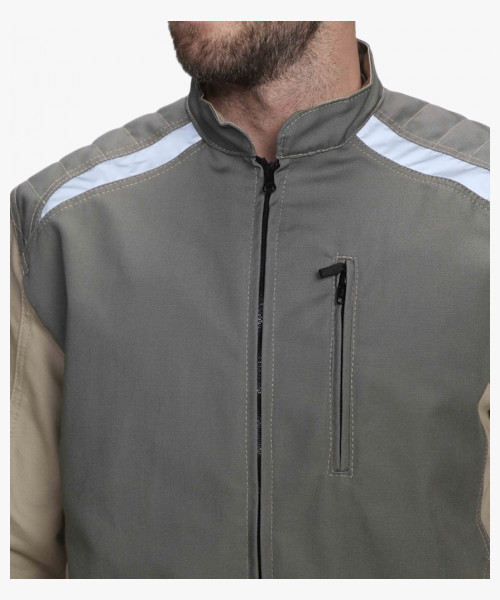 Куртка Челси (тк.Канвас,270), хаки/бежевый