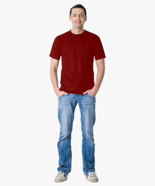 Футболка бордовая 160г/м2