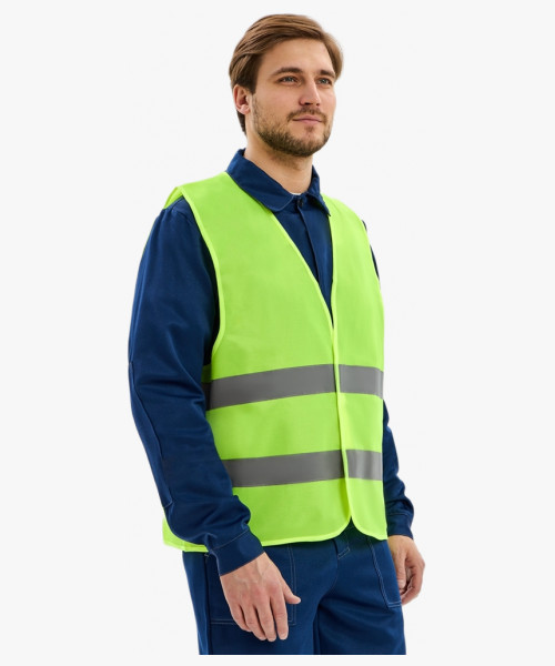 Жилет сигнальный ProfLineBase (тк.Полиэфир,60), желтый