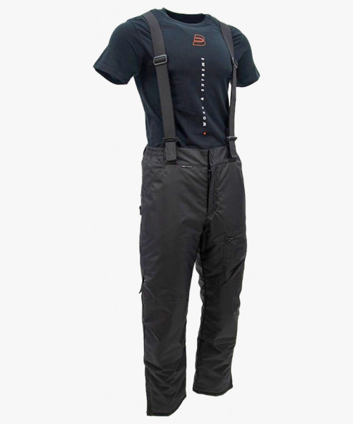 Костюм рабочий зимний Brodeks KW603, куртка, брюки, цвет синий, чёрный