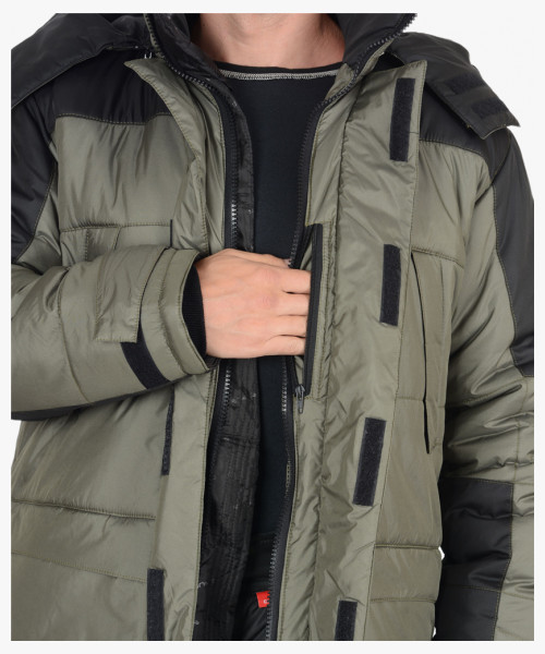 Костюм СИРИУС-ЕВРОПА куртка, брюки, оливковый с черным