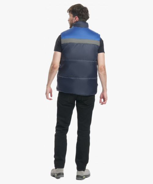 Жилет утепленный Экспертный СОП (тк.Оксфорд), т.синий/васильковый